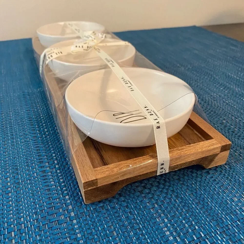 Rae Dunn Dip, Eat, Taste Serving Dish